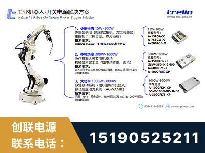 延吉-工业机器人-开关电源解决方案